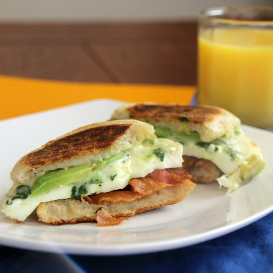 Egg White Melt Breakfast Sandwich