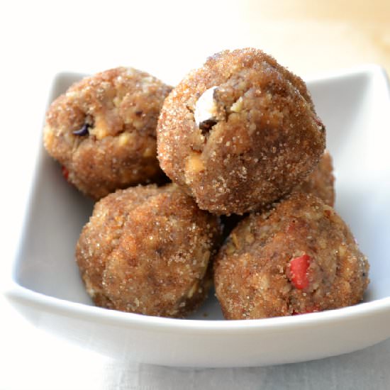 Nutty M+M Power Bites