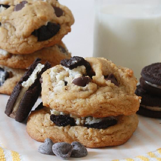 Chocolate Chip Oreo Cream Cookies