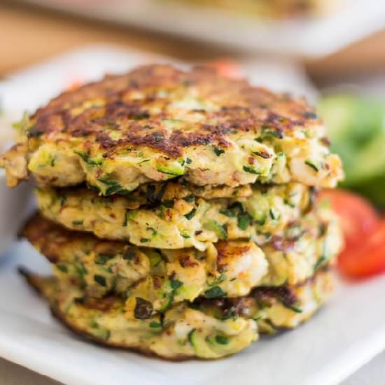 Zucchini & Shrimp Fritters