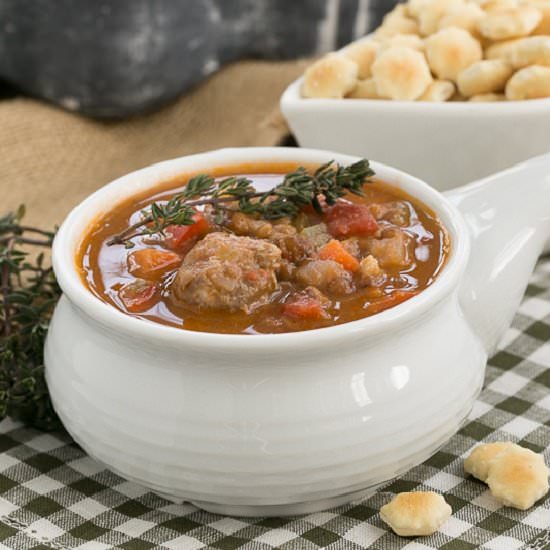 Sausage and Lentil Chowder