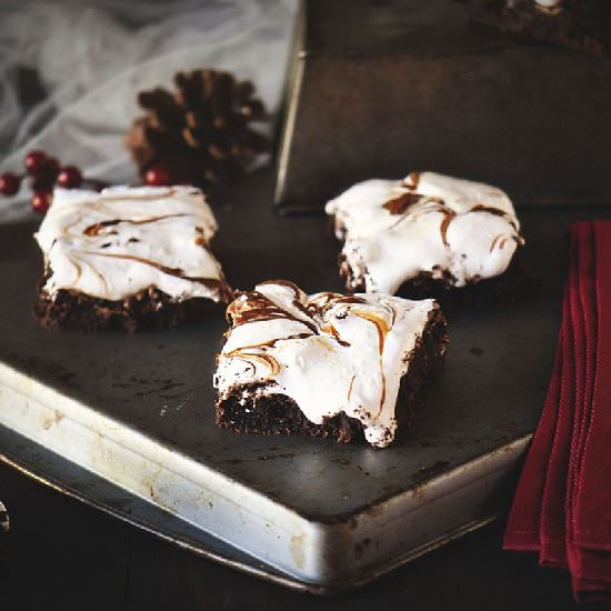 Dulce de Leche Fluff Brownies
