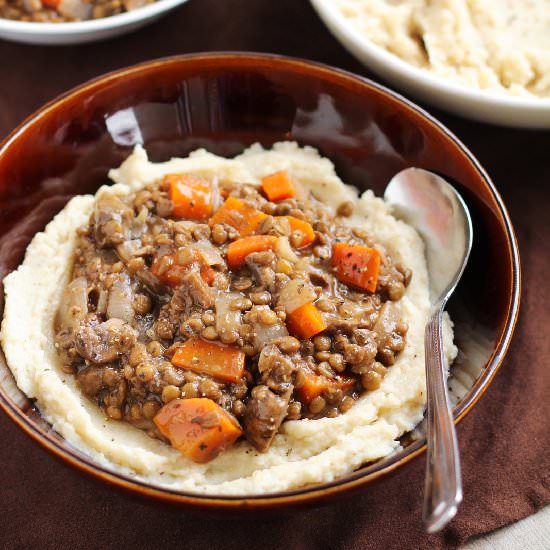 Lentil Stew w/Cauliflower