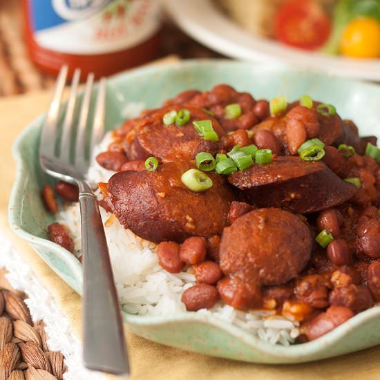 Crockpot Red Beans and Rice