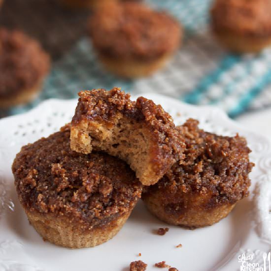 Paleo Coffee Crumb Cake Muffins
