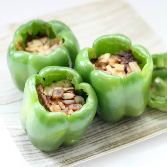 Steak Stuffed Bell Peppers