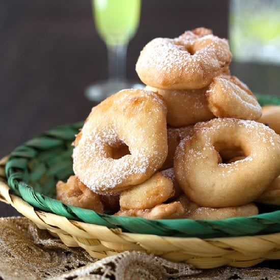 Limoncello Apple Fritters