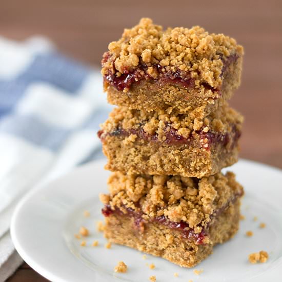 Peanut Butter & Jelly Bars