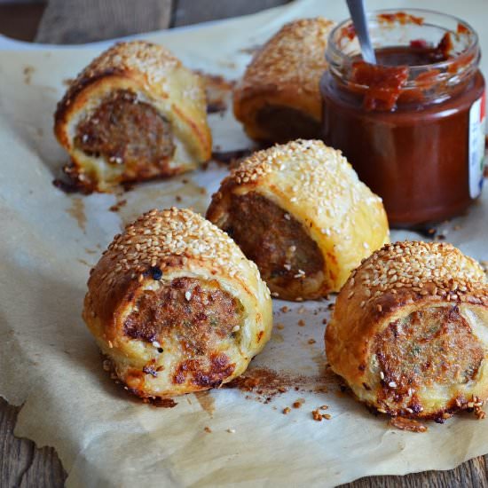 Sausages in Puff Pastry