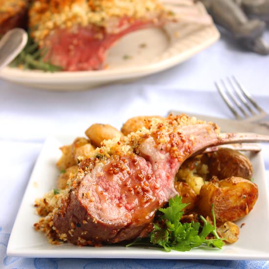 Herb Crusted Rack of Lamb