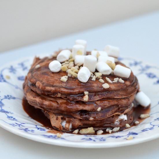 Rocky Road Pancakes