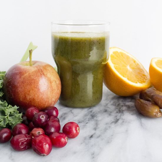 Kale Cranberry Smoothie