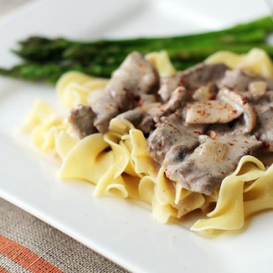 Beef Stroganoff