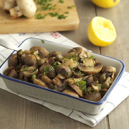 Garlic Butter Roasted Mushrooms