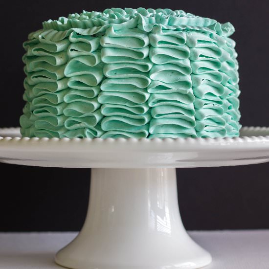 Swiss Meringue Buttercream Cake