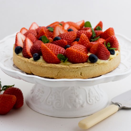 Lemon Berry Tart a la Coconut Oil