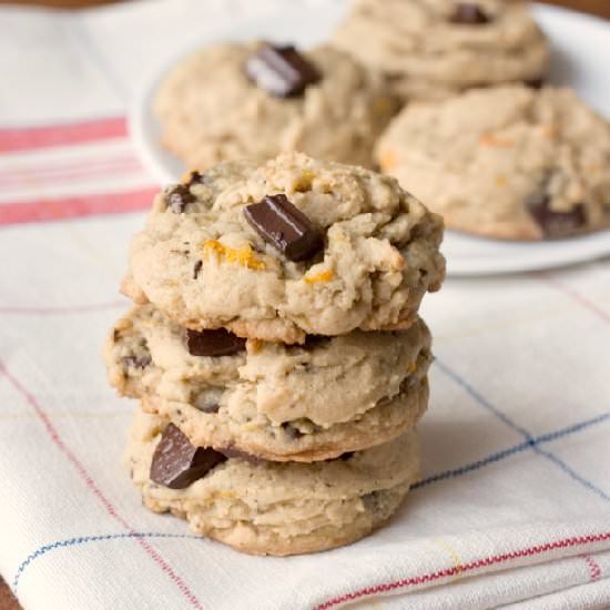 Dark Chocolate Orange Cookies