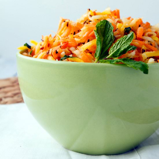 Toasted Fennel & Carrot Slaw