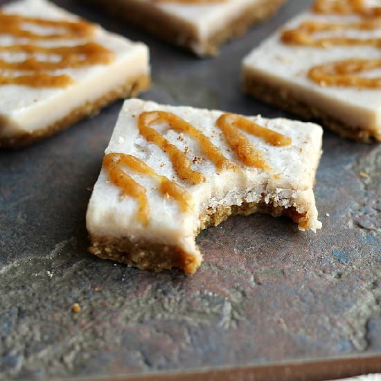 Raw Cinnamon Roll Bars