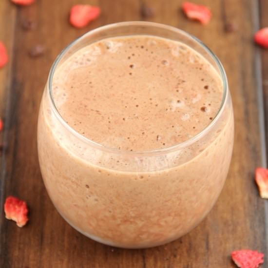 Chocolate Covered Strawberry Frappé