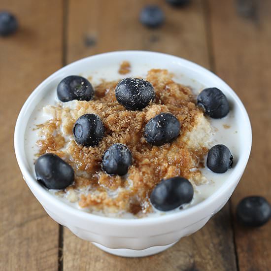 Blueberry Crumble Oatmeal