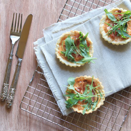 Artichokes and Bacon Tartelettes