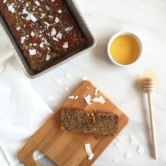 Coffee Cake with Pecan Honey Crust