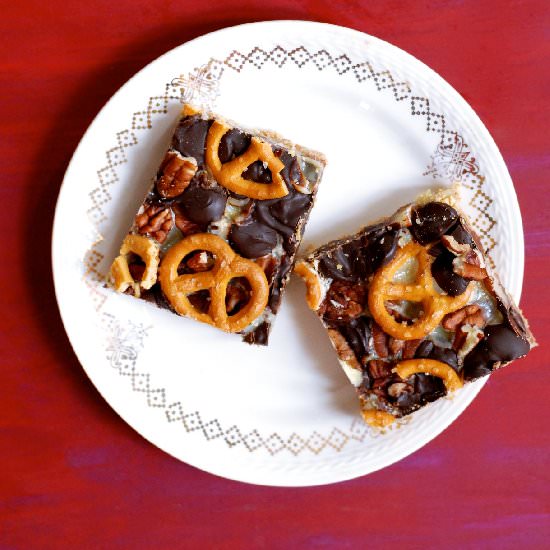 Pretzel Turtle Bars