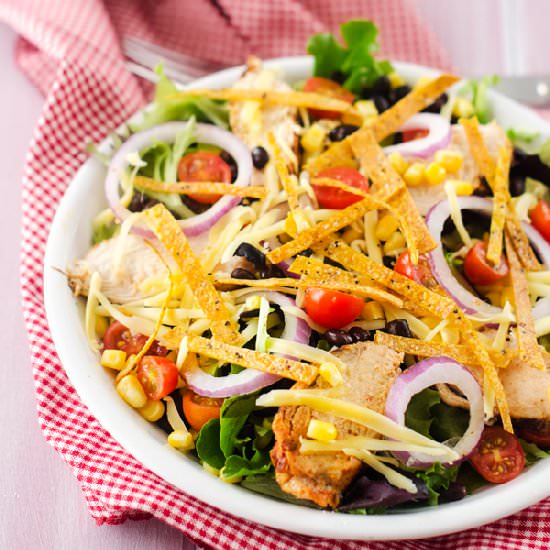 Chipotle Chicken Tortilla Salad