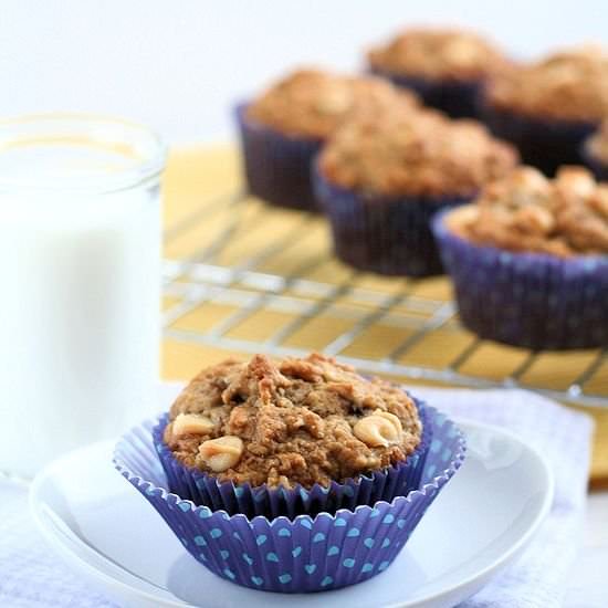 Healthy Whole Wheat Banana Muffins