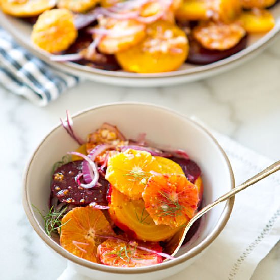 Beet and Blood Orange Salad