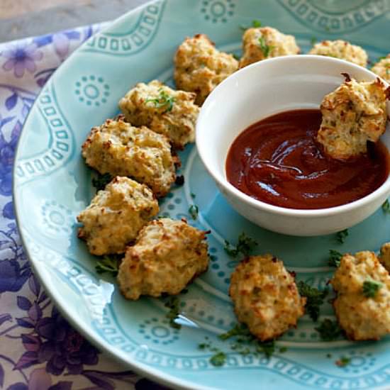 Cheesy Cauliflower Tots