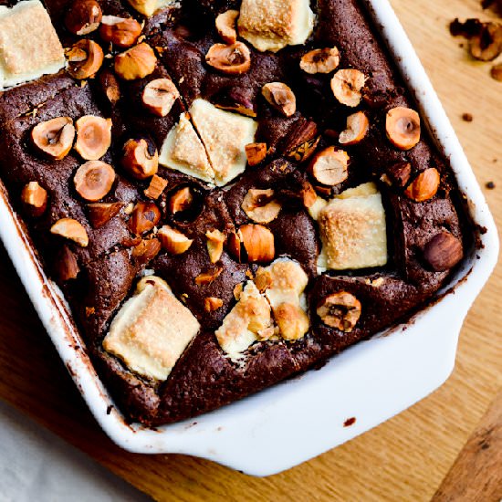 Double Chocolate and Nut Brownies
