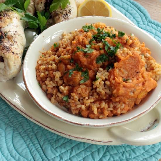 Brown Rice & Pumpkin Risotto