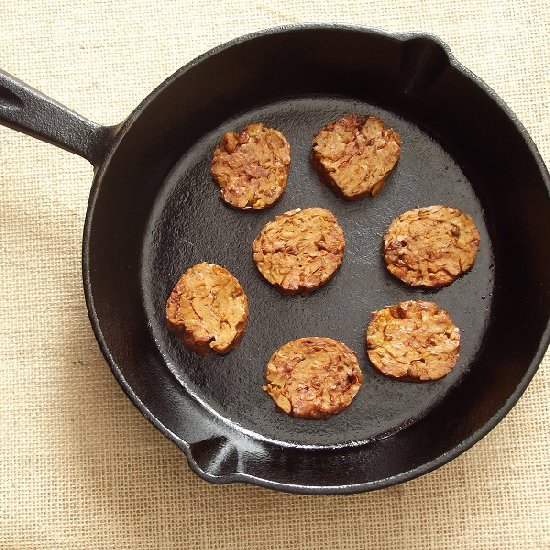 Seitan Lentil Vegan Sausage