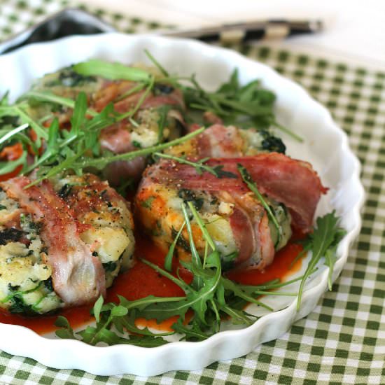Potato Cakes with Bacon