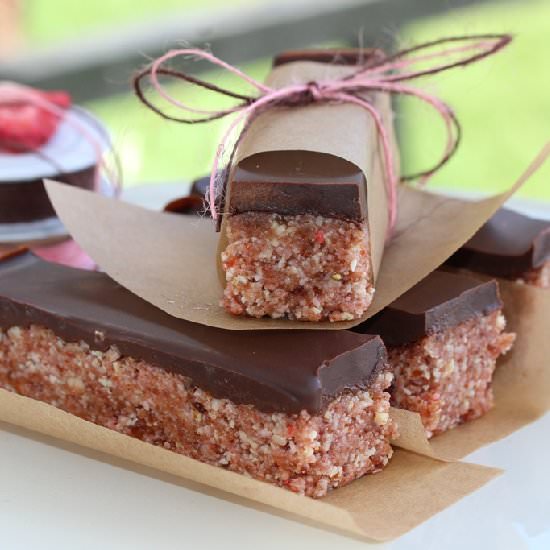 Homemade Strawberry Bars