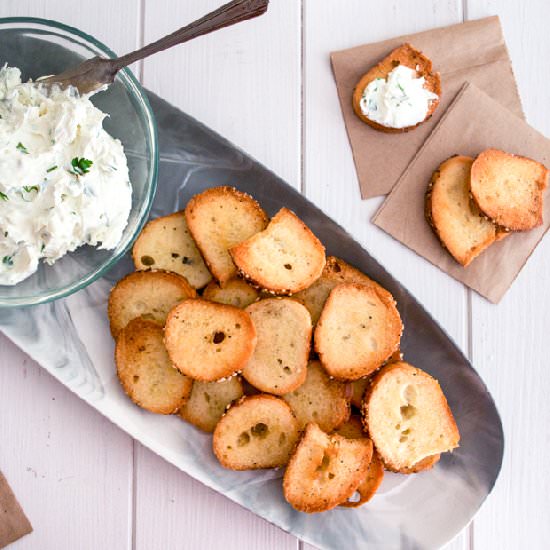 Homemade Bagel Chips