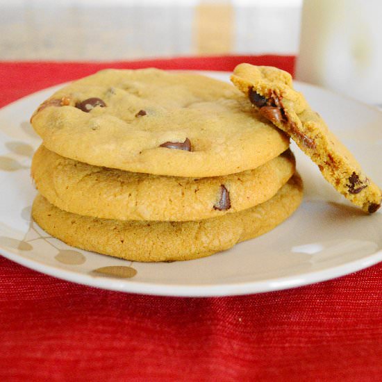 Rollo Stuffed Brown Butter Cookies