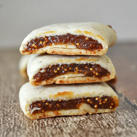 Vegan Fig Newton Style Bar Cookie