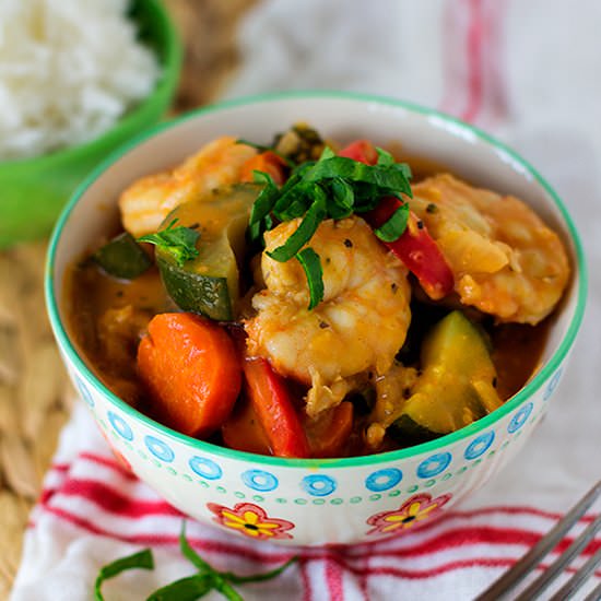 Thai Shrimp Panang Curry