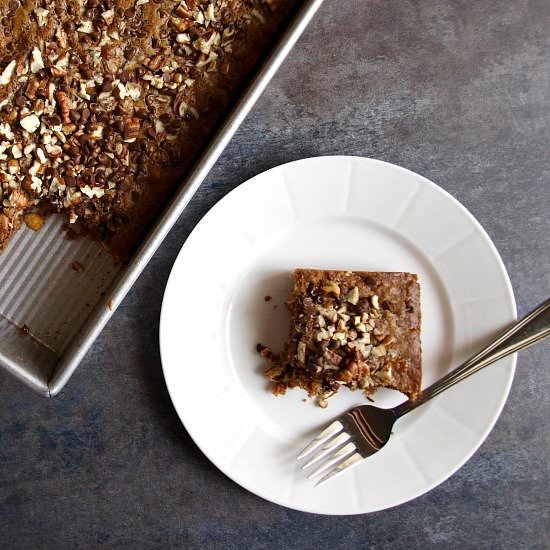 Oatmeal Chocolate Chip Cake
