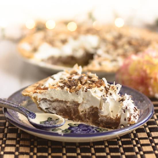 Chocolate Coconut Cream Pie