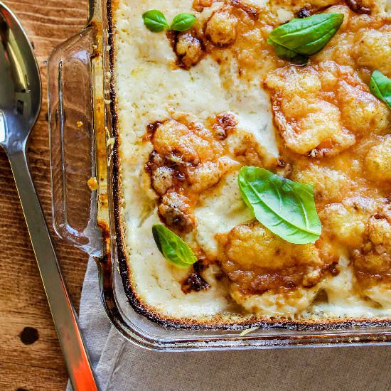 Gruyère-Crisped Potatoes Au Gratin