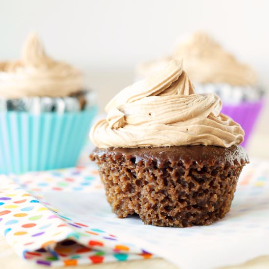 Crockpot Dreamy Hazelnut Cupcakes