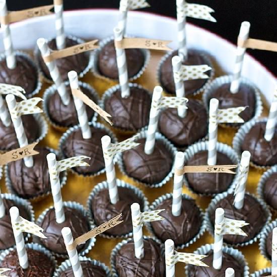 Cookie Dough Stuffed Cake Pops