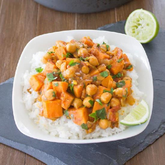 Sweet Potato & Chickpea Curry