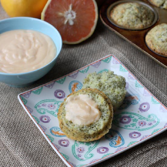 Grapefruit Poppy Seed Muffins