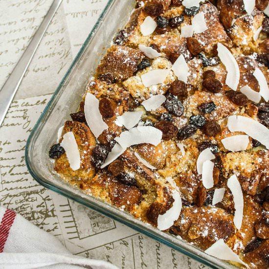 Beignet Bread and Butter Pudding