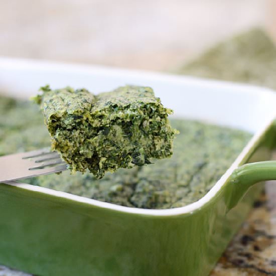 Three Cheese Spinach Squares